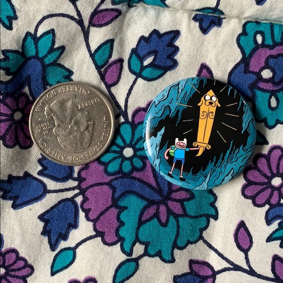 Adventure Time Button Pin - Picture 3 of 3
